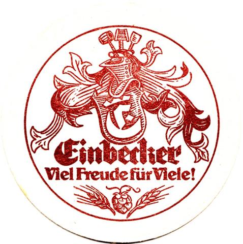 einbeck nom-ni einbecker rund 4a (215-viel freude-o wappen-braun)